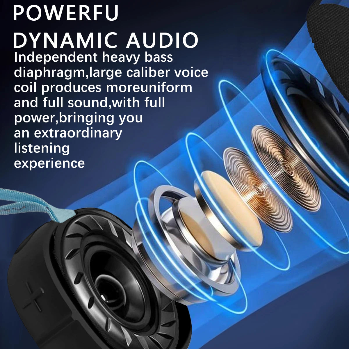 Bluetooth bathroom speaker, portable small speaker, IPX-4 waterproof speaker, suitable for bathroom parties and outdoor travel