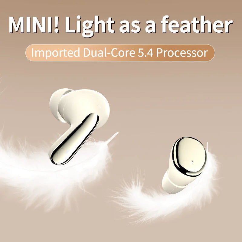 Wireless Bluetooth Earbuds Dual 2-in-1 In-ear for Sleep Running Sports Long Battery Life Couple Set
