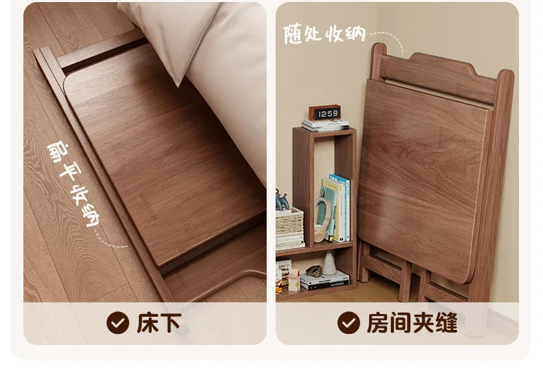 Folding desk, student home computer desk, bedroom small apartment study table, bedside writing desk, simple table