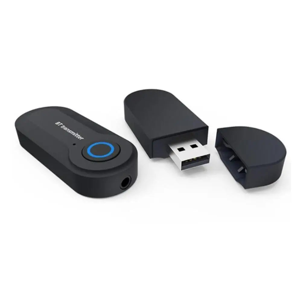 Bluetooth Transmitter 3.5MM Jack Audio Adapter Wireless Bluetooth Stereo Audio Transmitter Adapter For PC TV Headphones
