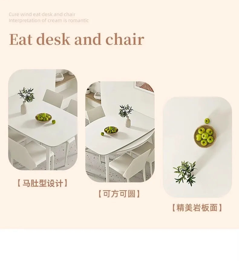 Folding Extendable Dining Table Kitchen Extending Nordic Designer Dining Table High Center Salon Mesas De Jantar Home Furniture