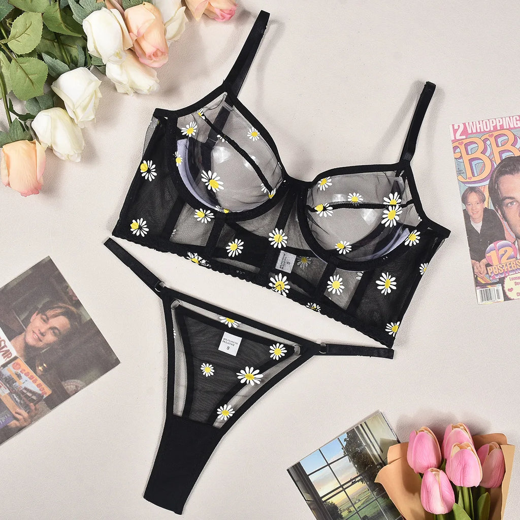 Lingeries Sexy Lingerie Super Hot Woman Clothes Sexy Female Underwear for Women Without Censorship G-string Blue Women's Set Vs