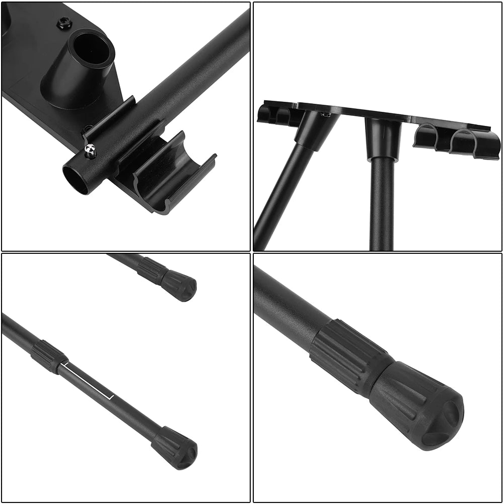 Folding Workbench Legs Metal Foldable Camping Table Legs Adjustable Height Coffee Table Furniture Legs Outdoor Travel Equipment