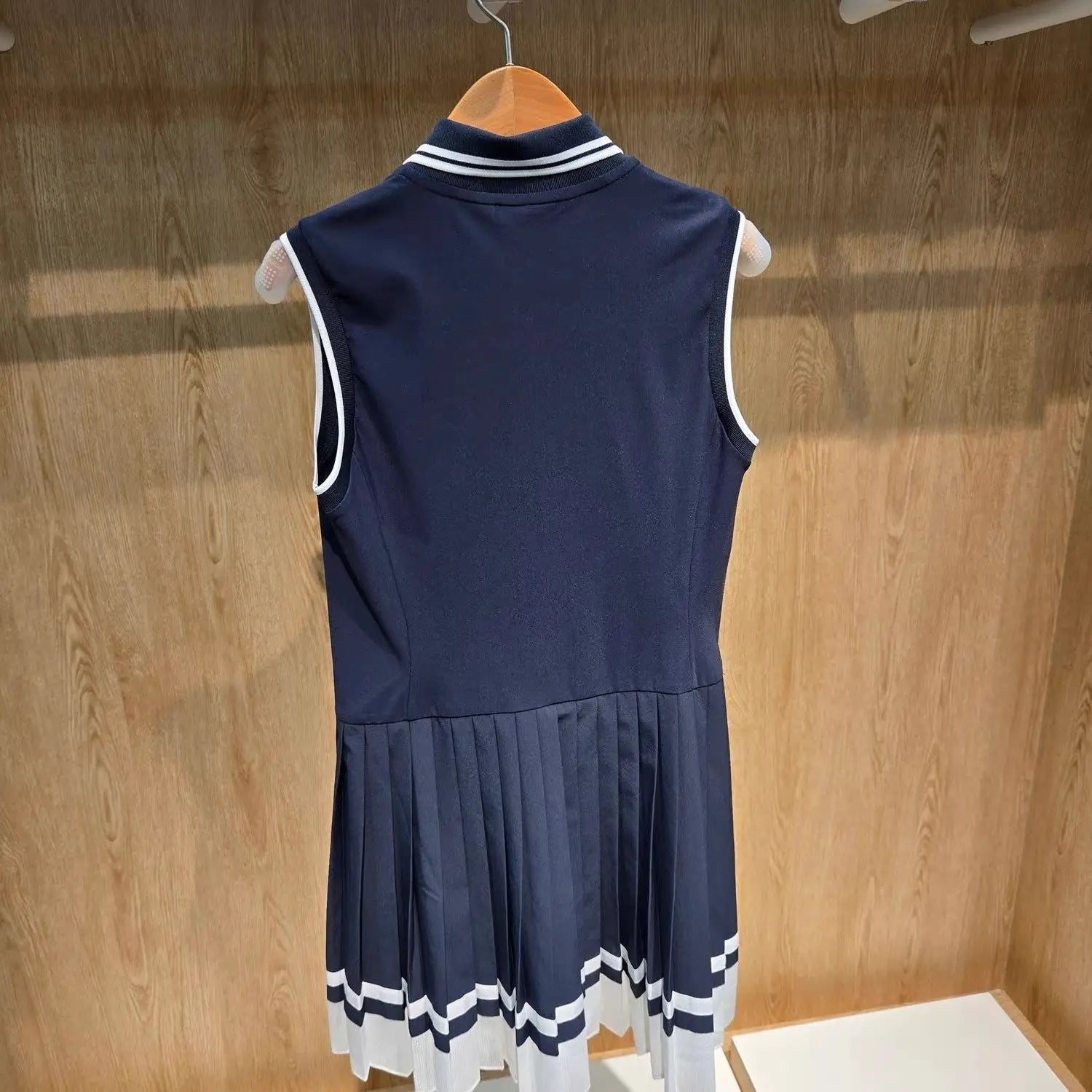 Women's New Spring/Summer Golf Wear: Collared, Sleeveless, Fitted Activewear Dress