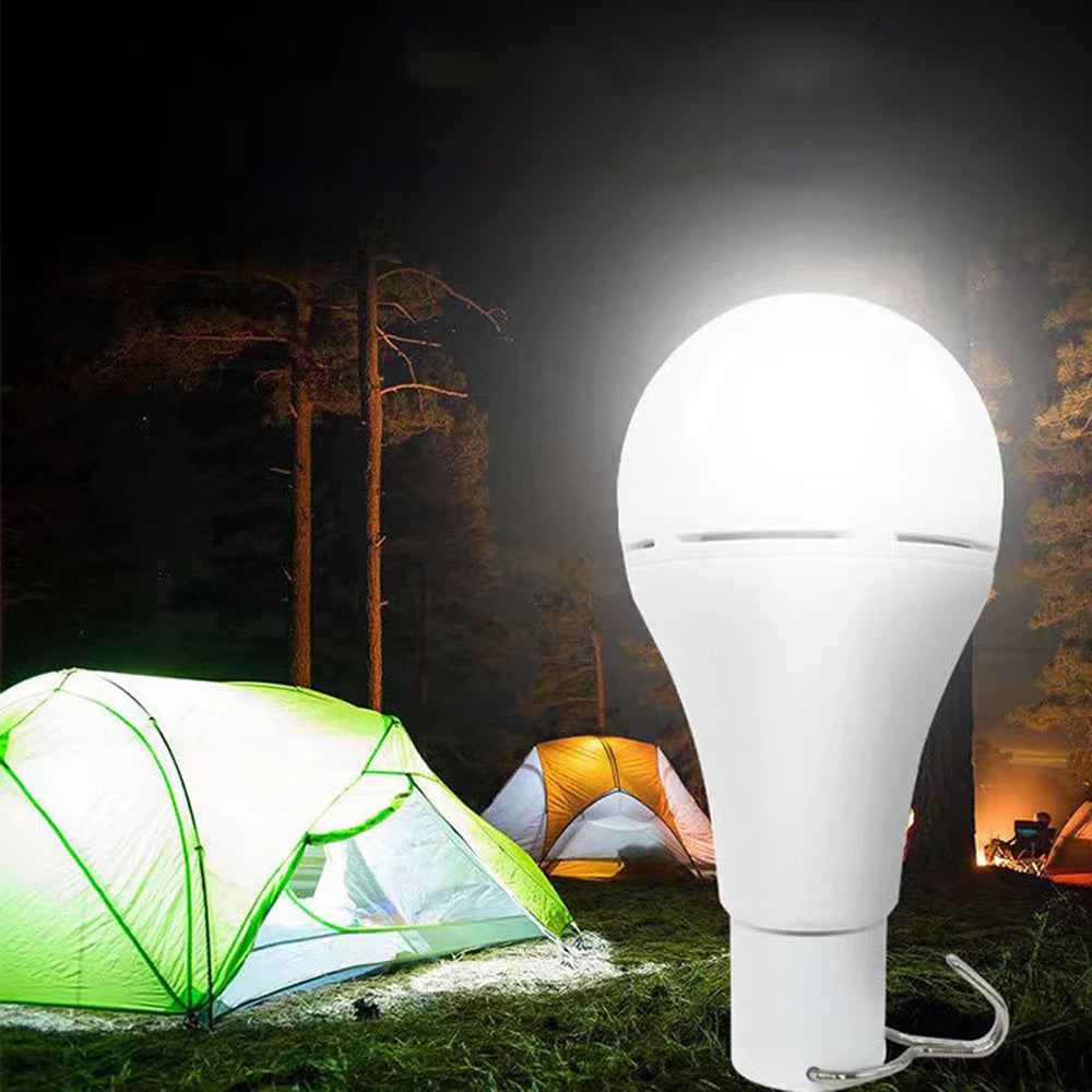 Solar Light USB Charged Hanging Emergency Sunlight 7W/9W/12W Powered Lamp Outdoor Indoor House Solar Bulb Light Solar Panels
