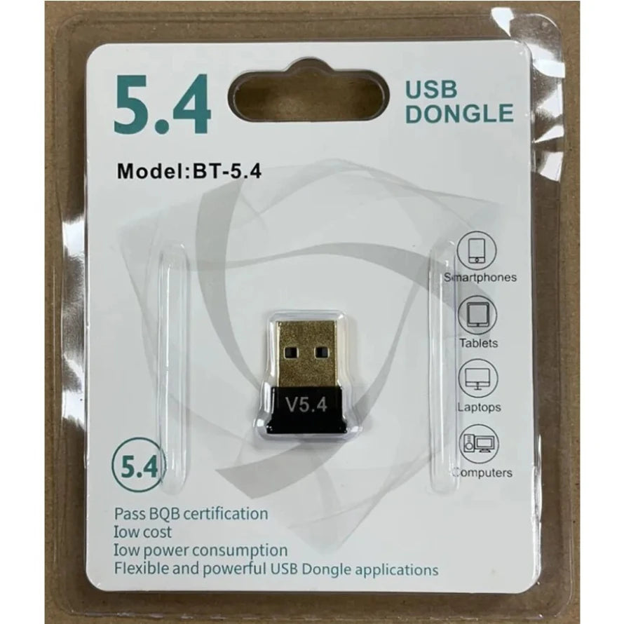 USB Bluetooth Adapter Bluetooth 5.4 5.3 5.1 5.0 Dongle Wireless Audio Transmitters Receiver For PC Laptop Windows 11/10/8.1/7