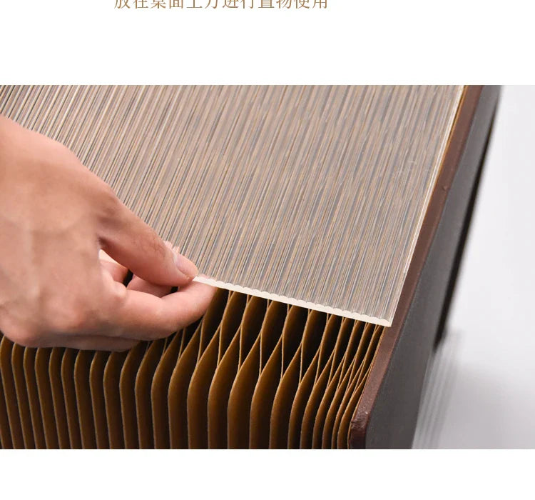 Folding paper sofa side cabinet small coffee table light luxury home creative mini side table bedside shelf small table 거실테이블