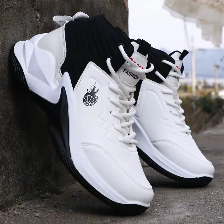 Basketball Shoes For Men High-Top Sneakers Men Outdoor Breathable Non-Slip Athletic Fashion Tennis Sport Shoes Male Zapatillas
