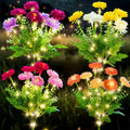 Solar LED lights, snow lotus flower lawn lamp, outdoor waterproof yard lights, garden courtyard,holiday party decoration