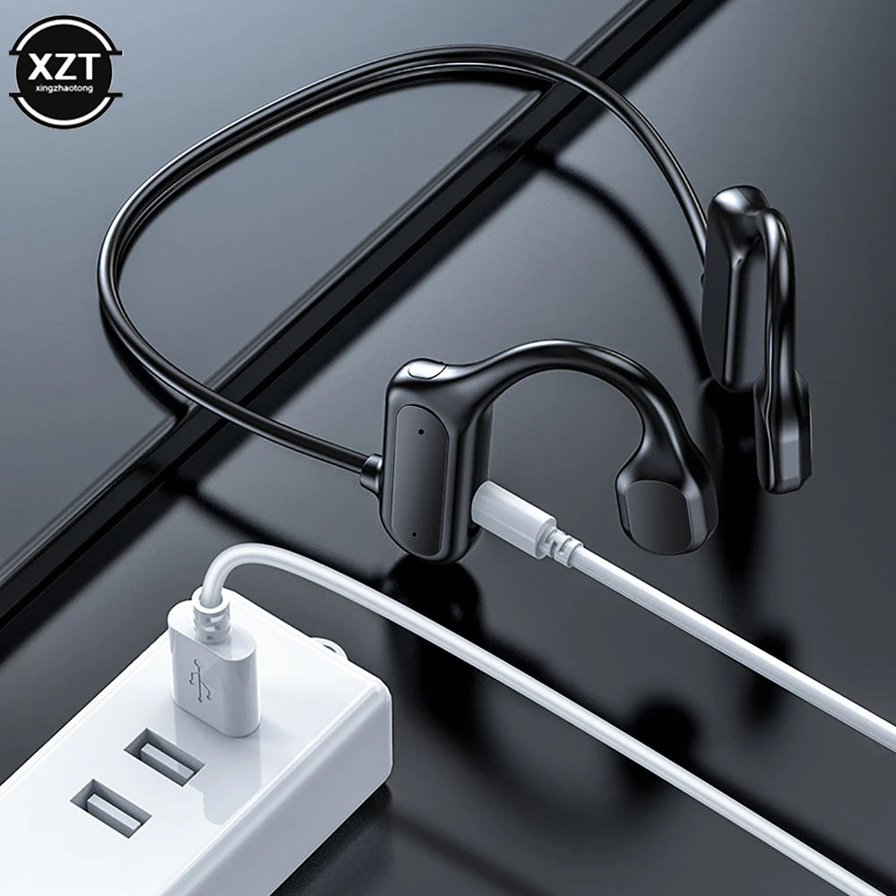 BL09 Wireless Headset, Bluetooth 5,0, Bone Conducting Audio Equipment, OpenEAR, Outdoor Sports, Stereo, Waterproof, Microphone