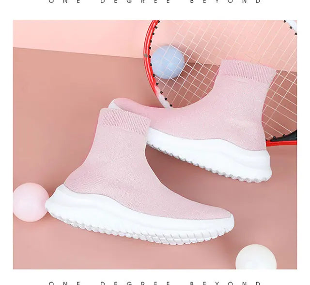 Men's and women's new high-top casual sports shoes walking flat ankle boots lovers non-slip shoes autumn and winter