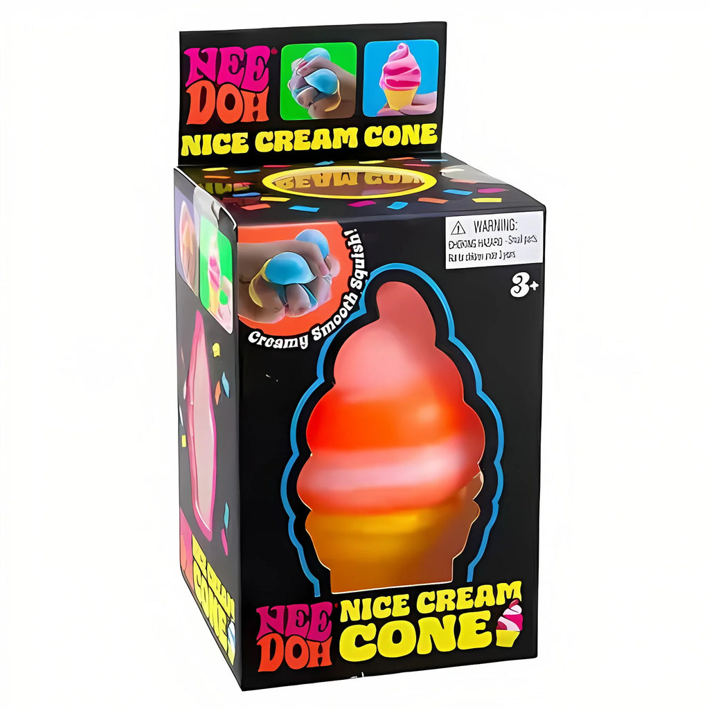 Needoh Nice Cube By Schylling Sensory Squeeze Toy Ice Cream Color Squishy Stress Relief Fidget Toys Children Adults Collectable