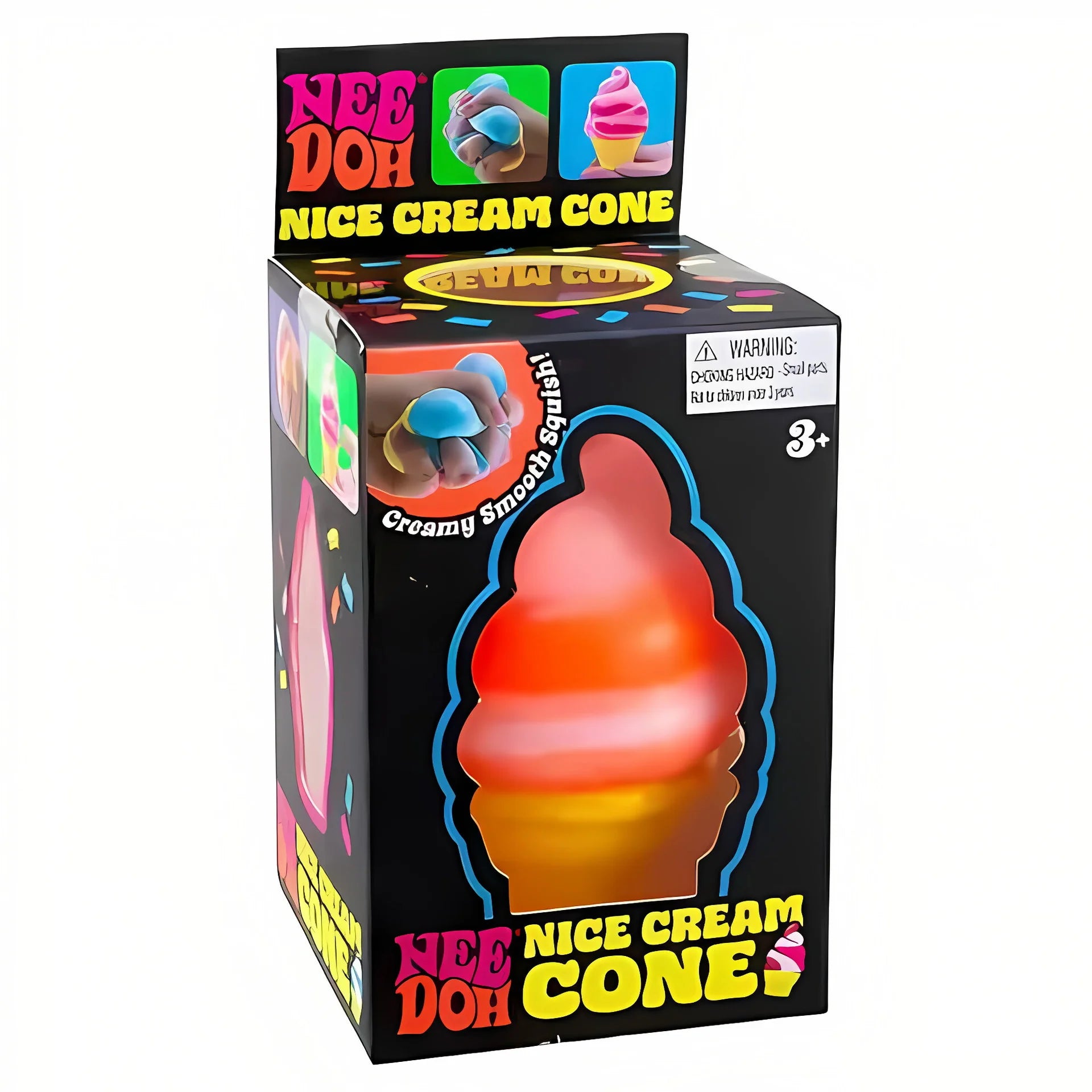 Needoh Nice Cube By Schylling Sensory Squeeze Toy Ice Cream Color Squishy Stress Relief Fidget Toys Children Adults Collectable