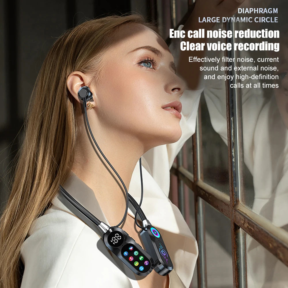Wireless Bluetooth 5.4 Earbuds with LED Display HiFi Sound for Sports And Gaming - Headset