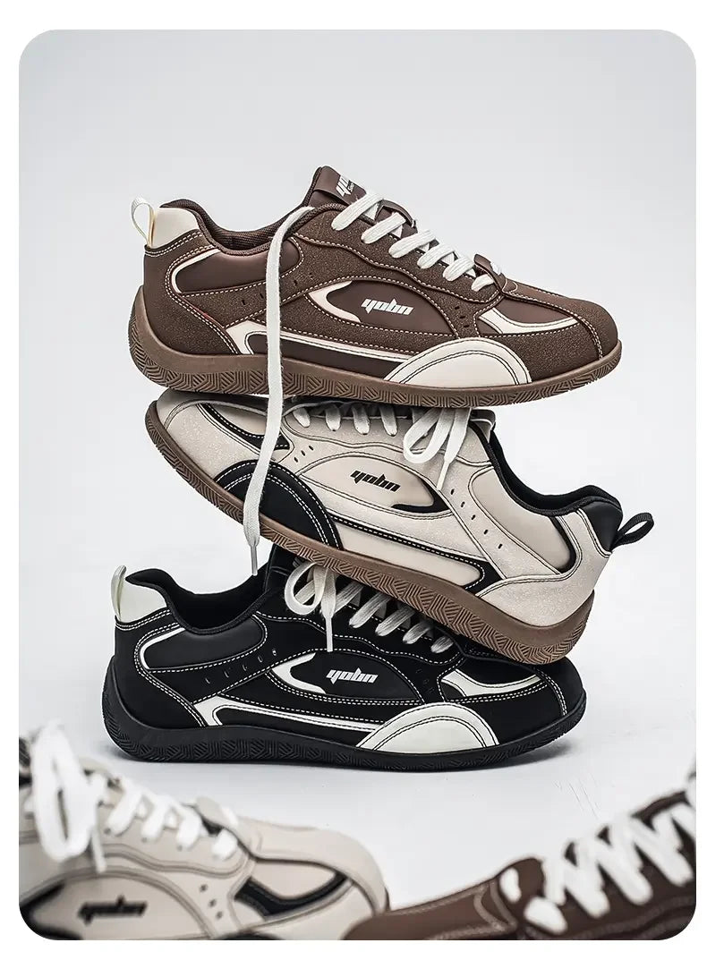 Shoes Man 2026 Trend Casual Sneakers Comfortable Lace Up Flats Tennis Shoe Breathable Walking Jogging Shoe
