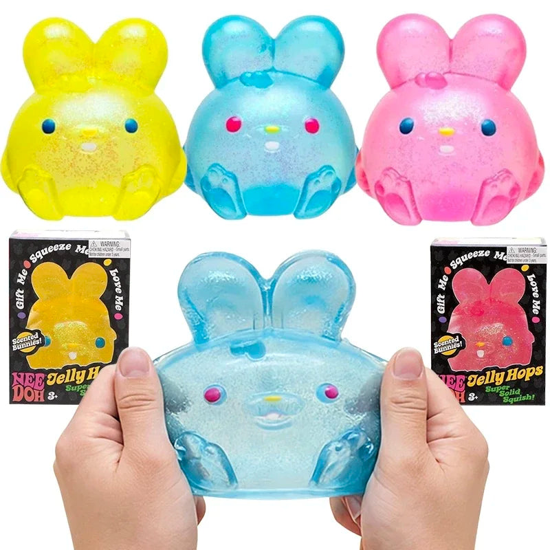 Needoh Nice Cube Sensory Stress Reliever Multiple Styles Fidget Tool for Anxiety & Focus Desk Sensory Cube for Adults Kids