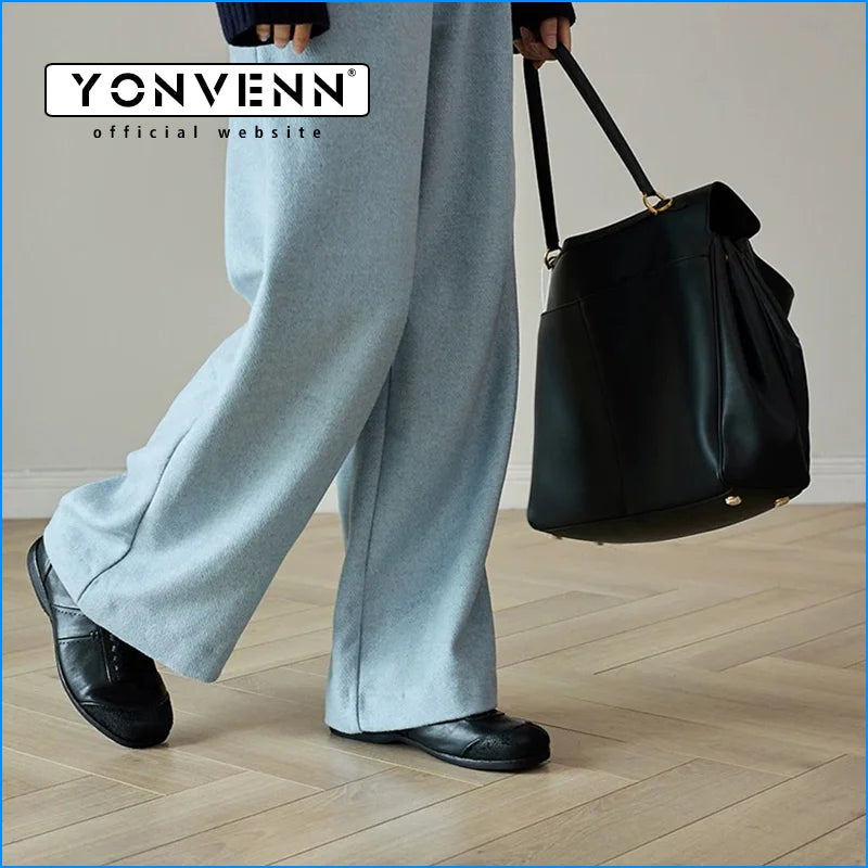 New high-end black training shoes men's casual shoes minimalist handmade horsehide suede boxing shoes trendy