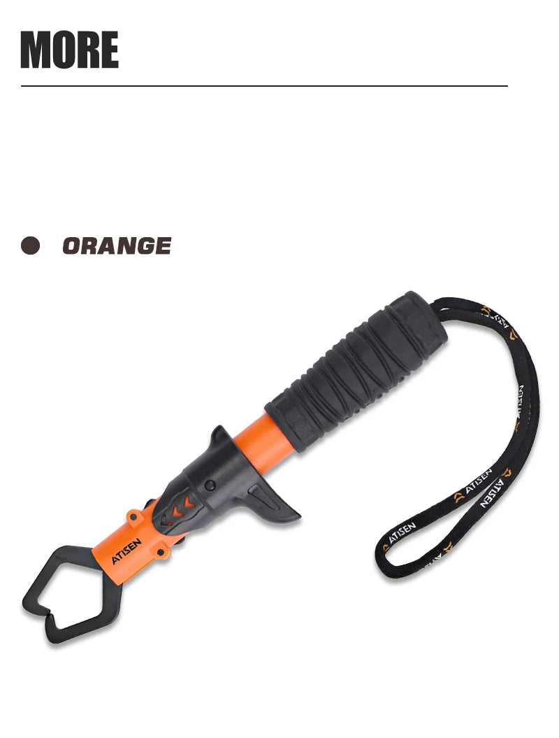 Fish lip pliers Grab Grip Tool Stainless Steel fish Holder Fishing tool Extended version TPR Handle Fishing Men's fishing tackle