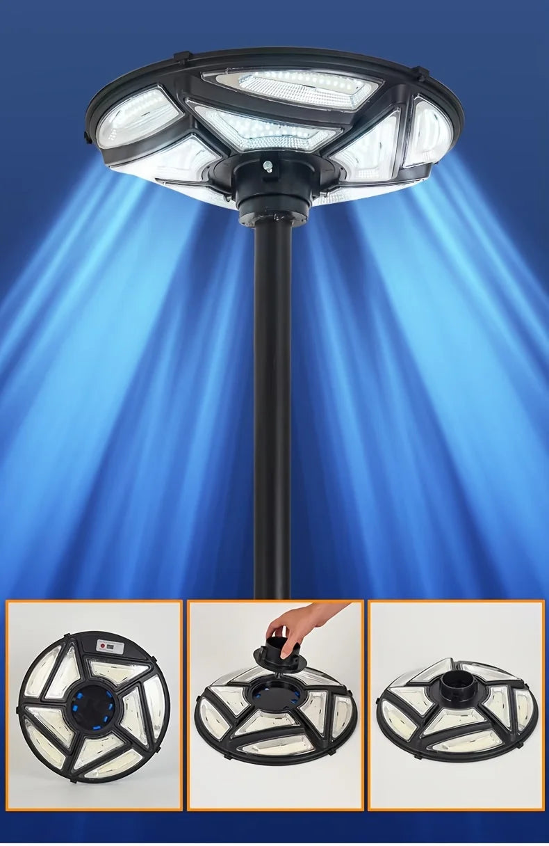 Solar Yard Light, New Ultra-Bright LED Lights, Outdoor Super Bright Solar Street Lights with Motion Sensor for Gardens, Paths
