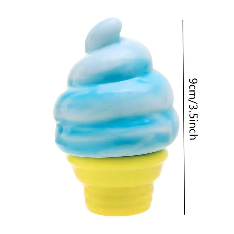 New Needoh Nice Cube By Schylling Sensory Squeeze Toy Ice Cream Color Squishy Stress Relief Fidget Toy For Children Adults