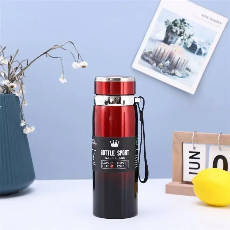 800ml Thermal Mug Double Wall 304 Stainless Steel Coffee Cup Vacuum Flask Thermos Water Bottle Tea Coffee Leak-proof Thermos Mug