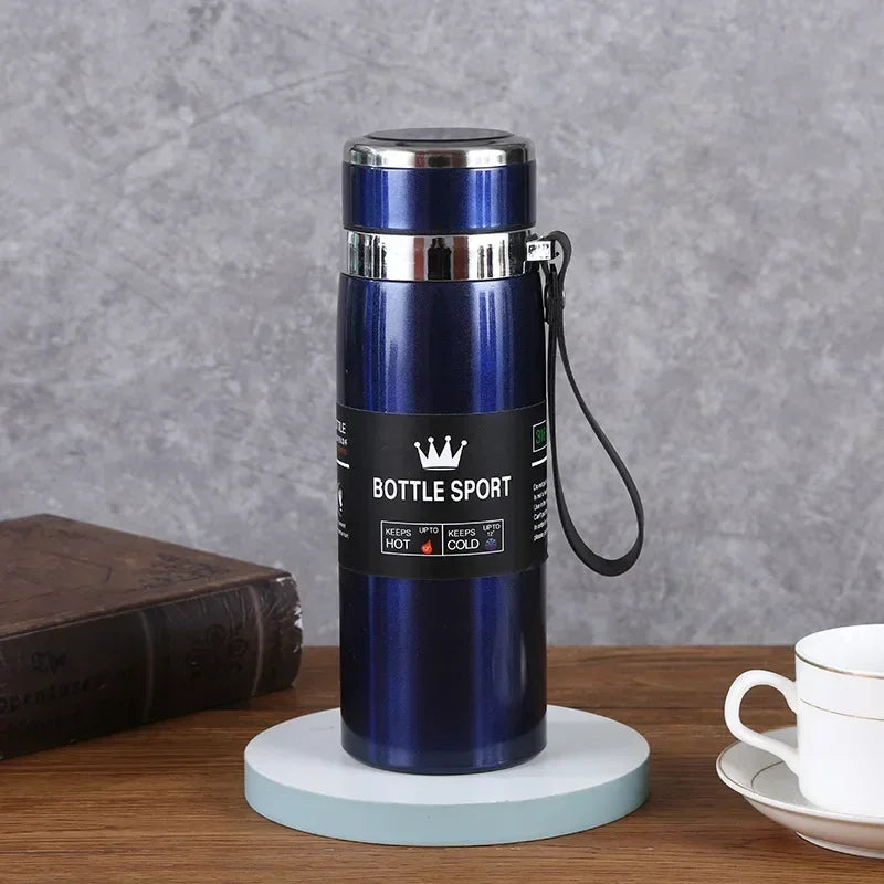 800ml Thermal Mug Double Wall 304 Stainless Steel Coffee Cup Vacuum Flask Thermos Water Bottle Tea Coffee Leak-proof Thermos Mug