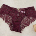 Lingerie Sexy Underwear Lace Panties Female Water Drop Sexy Mid-waist Underwear Exquisite Crotchless Shorts Solid Lingerie