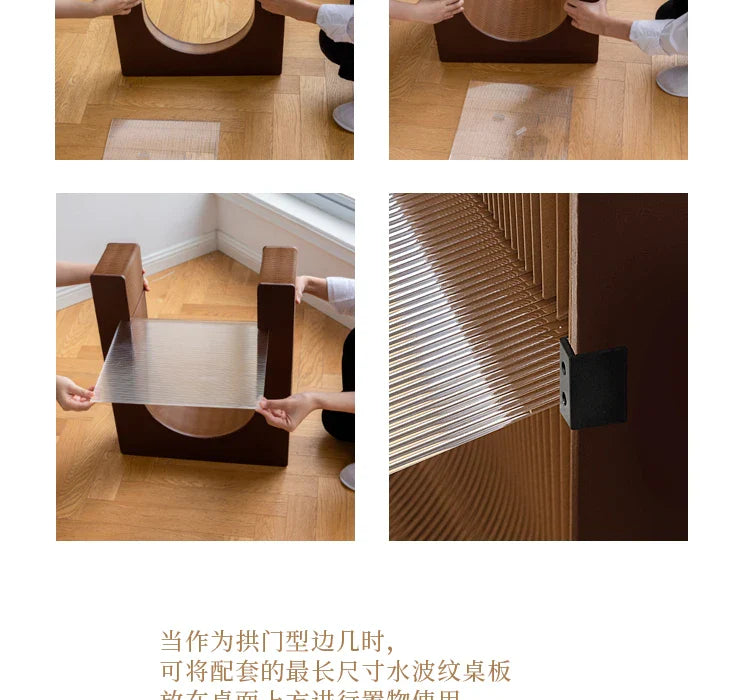 Folding paper sofa side cabinet small coffee table light luxury home creative mini side table bedside shelf small table 거실테이블