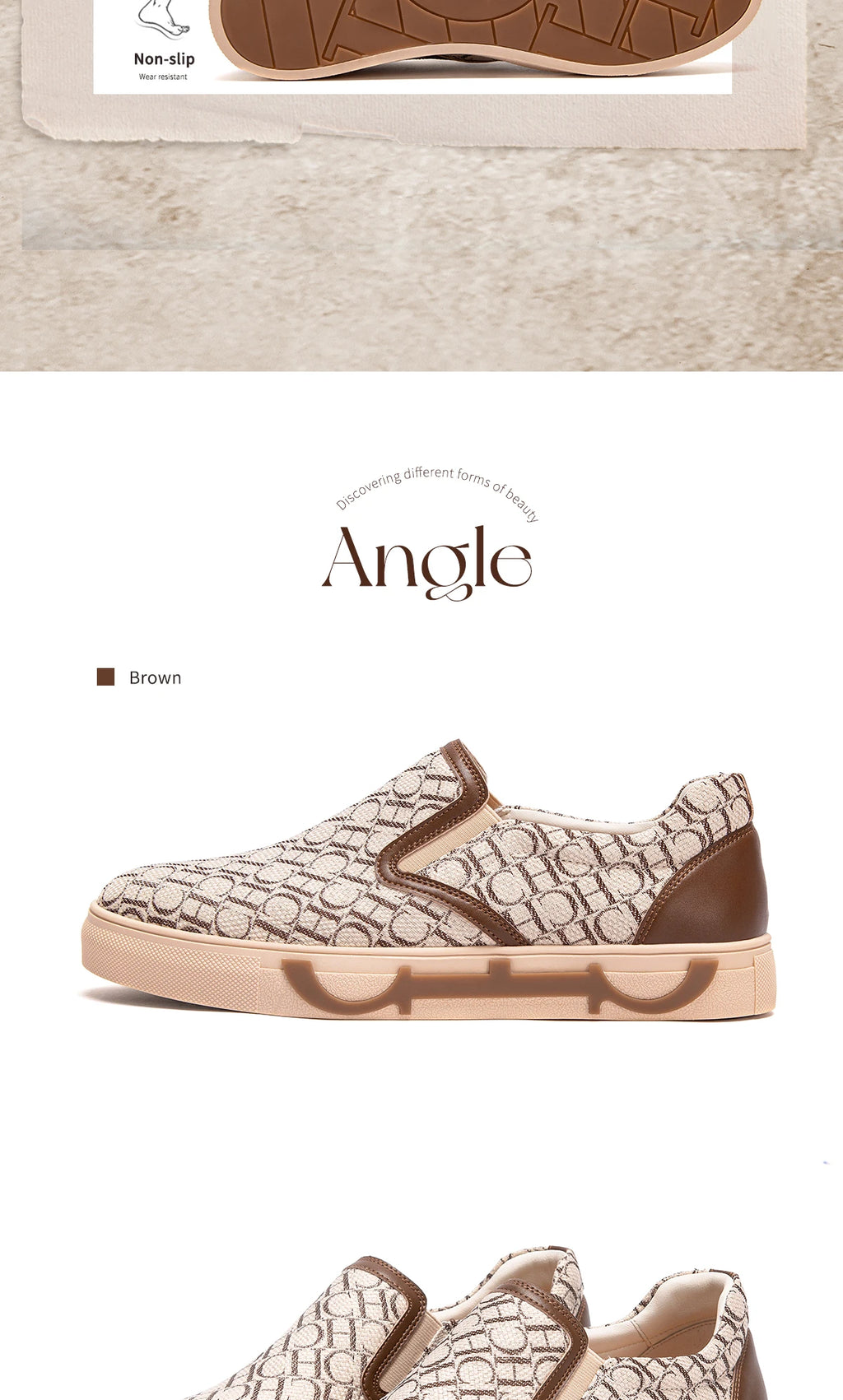 Men's Casual Shoes 2026 New Beige Bone Correction Walking Shoes Vulcanized Shoes