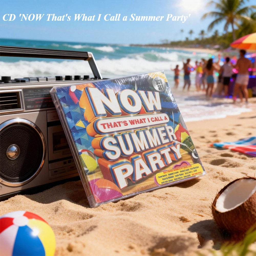 CD Now That S What I Call A Summer Party 3CDThe Overall Style Is Unified  Summer Tone of "brisk, High Energy and Easy To Follow"