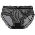 Lingerie Low Waist Lace Panties Ice Silk Bow Underwear for Women Cotton Crotch Seamless Panties Girl
