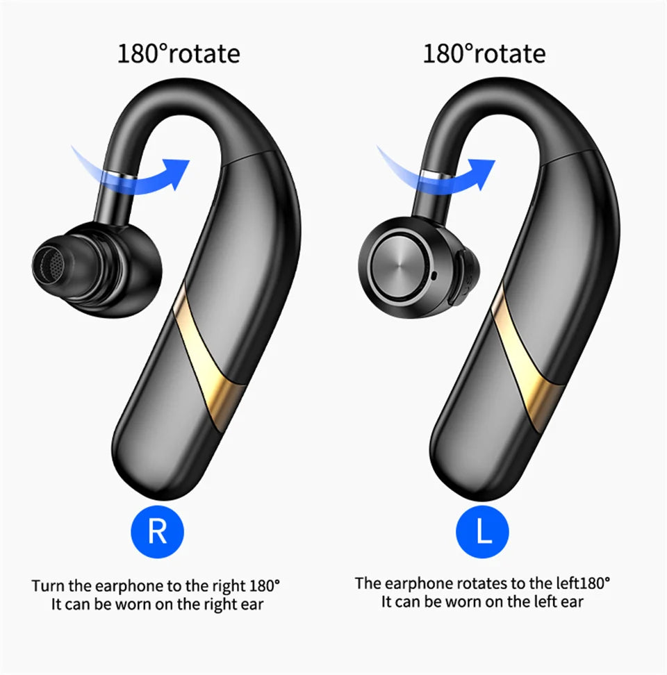 Bluetooth Earphones Wireless Headphones With Microphon Busines Headset Fone De Ouvido For Driving Audifonos Talking Auriculares