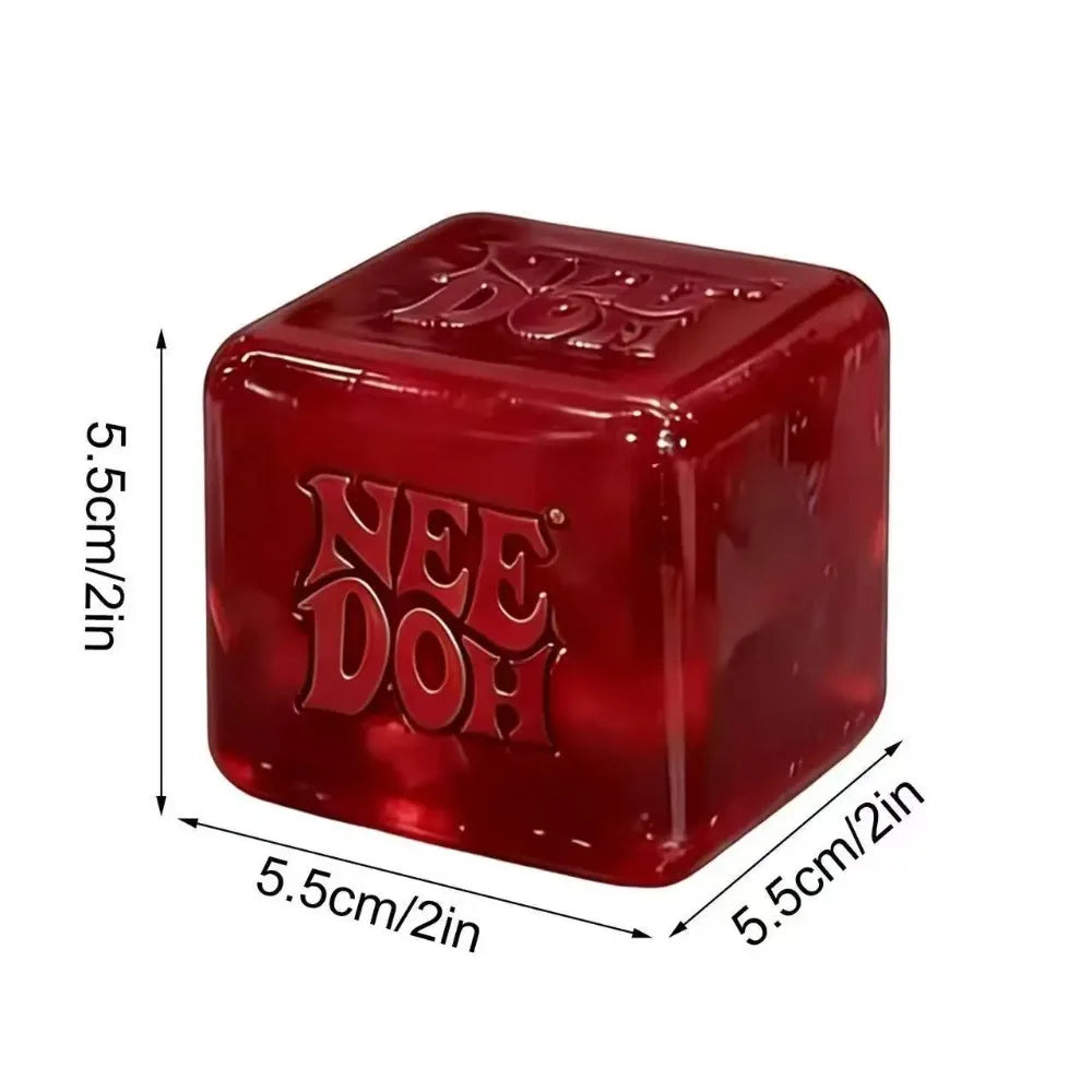 New Needoh Nice Cube Sensory Stress Reliever Fidget Tool for Anxiety & Focus Desk Sensory Cube for Adults & Kids