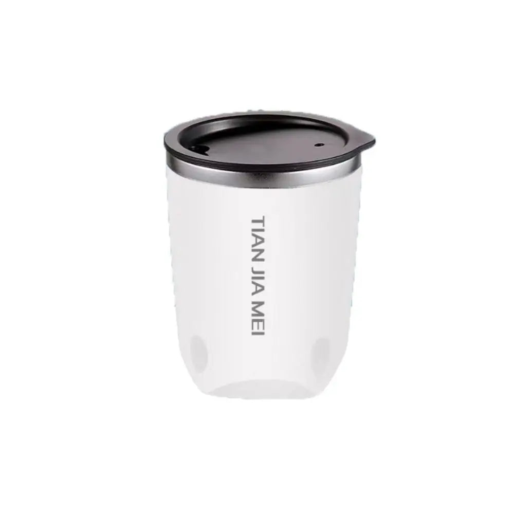 Drinkware 300ML Thermal Coffee Mug with Lid 304 Stainless Steel Vacuum Flask Leak-Proof Double Layer Insulated Tumbler Gift