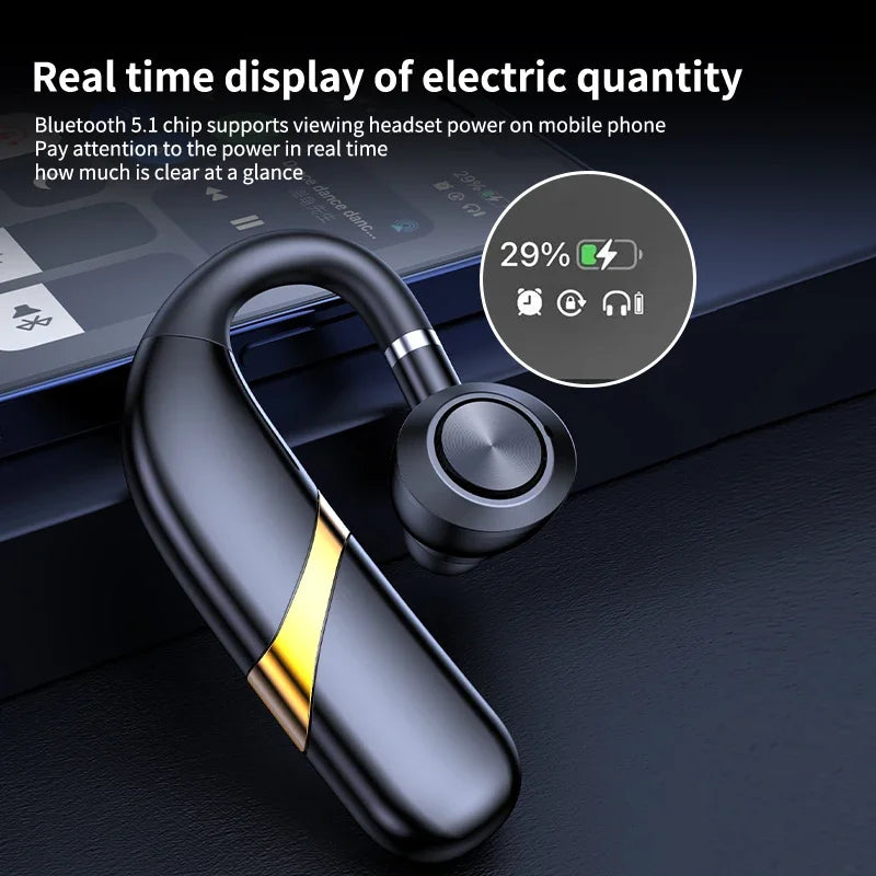 Bluetooth Earphones Wireless Headphones With Microphon Busines Headset Fone De Ouvido For Driving Audifonos Talking Auriculares