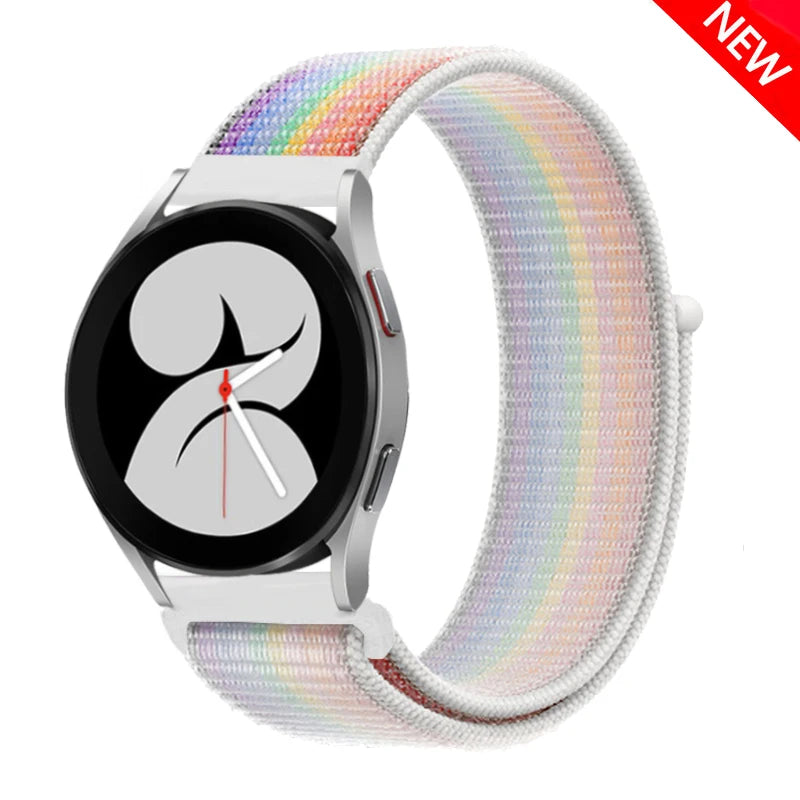 22mm 20mm Band for Samsung Galaxy Watch 7 FE 4 6 classic 5 Pro 3 active 2/correa Nylon Bracelet Huawei watch GT 2 3 pro 4 strap
