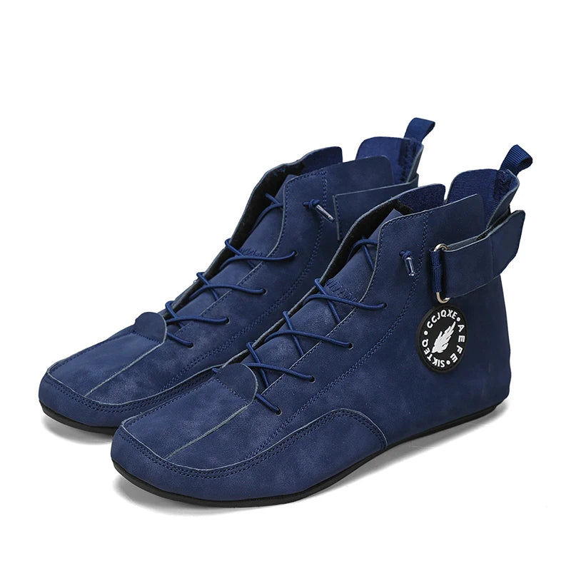 Men's Shoes Non Slip Walking Flats Comfortable Thin Bottom Lace Up Casual Shoes for Men Work Office Driving Shoes Men Footwear