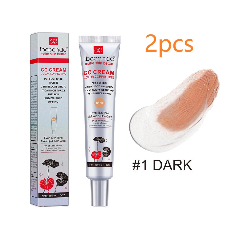 CC Cream for Face Concealer Makeup Foundation Concealer Full Coverage Cosmetics Base Female Cc Moisture erborian
