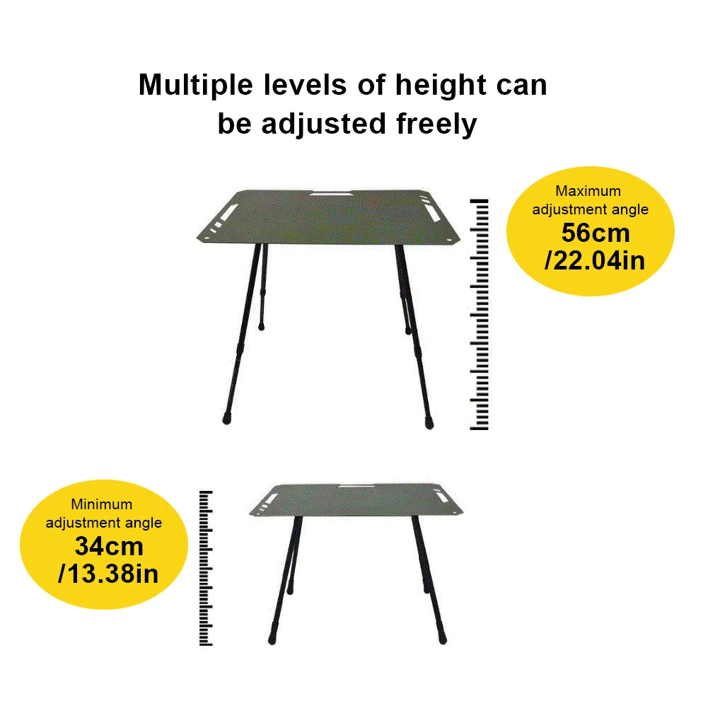 Folding Workbench Legs Metal Foldable Furniture Legs Adjustable Height Coffee Table Legs DIY Camping Equipment Outdoor Travel