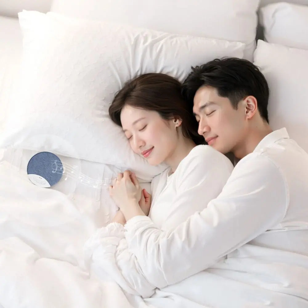 Bluetooth 5.3 Under Pillow Bluetooth Speaker HiFi Stereo Sound 3-Level Timer White Noise Machine Sleep Aid Built-in White Noise