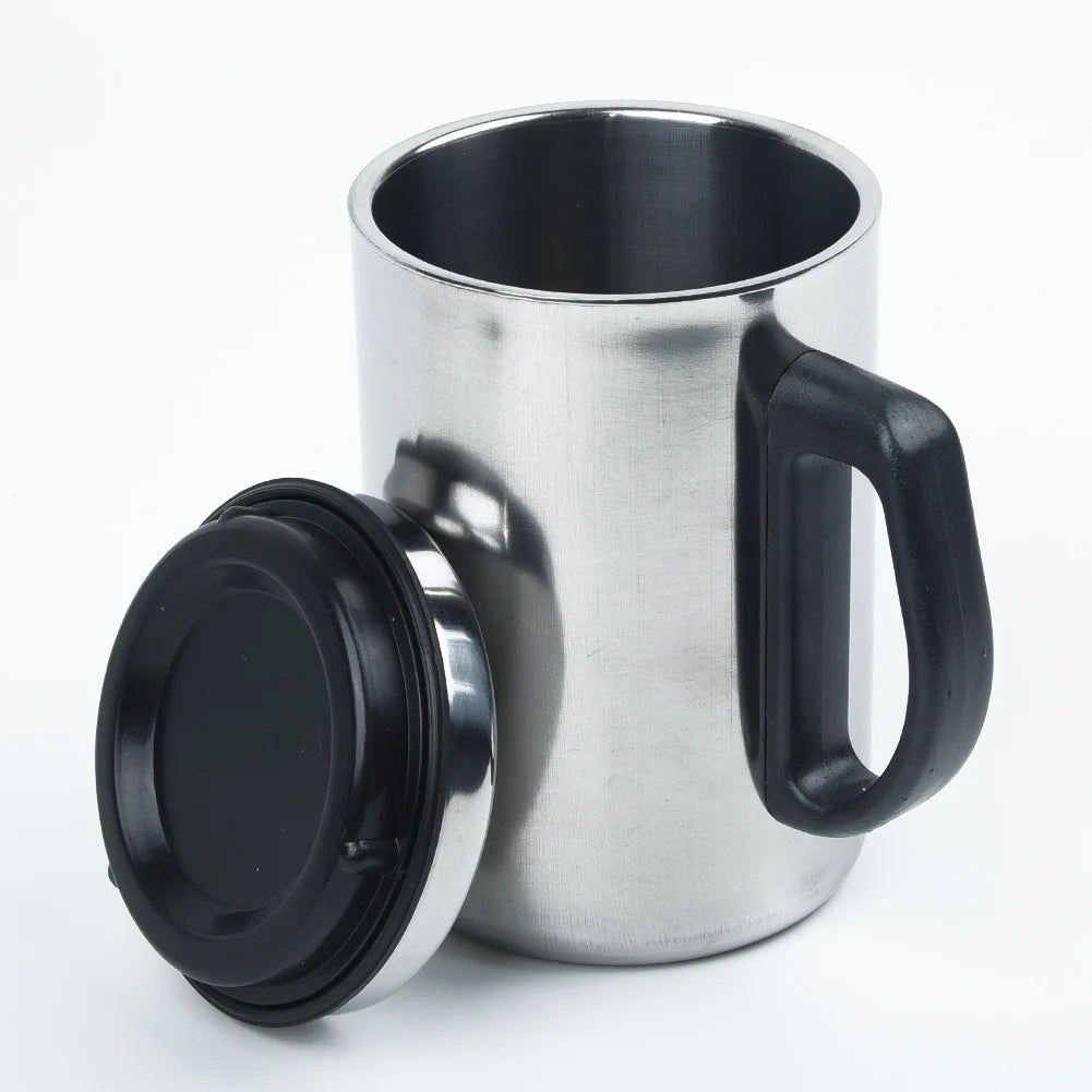 350/500ml Stainless Steel Thermal Cup With Lid Insulated Cup Coffee Milk Tea Cups Office Water Mugs For Travel Camping Water Cup
