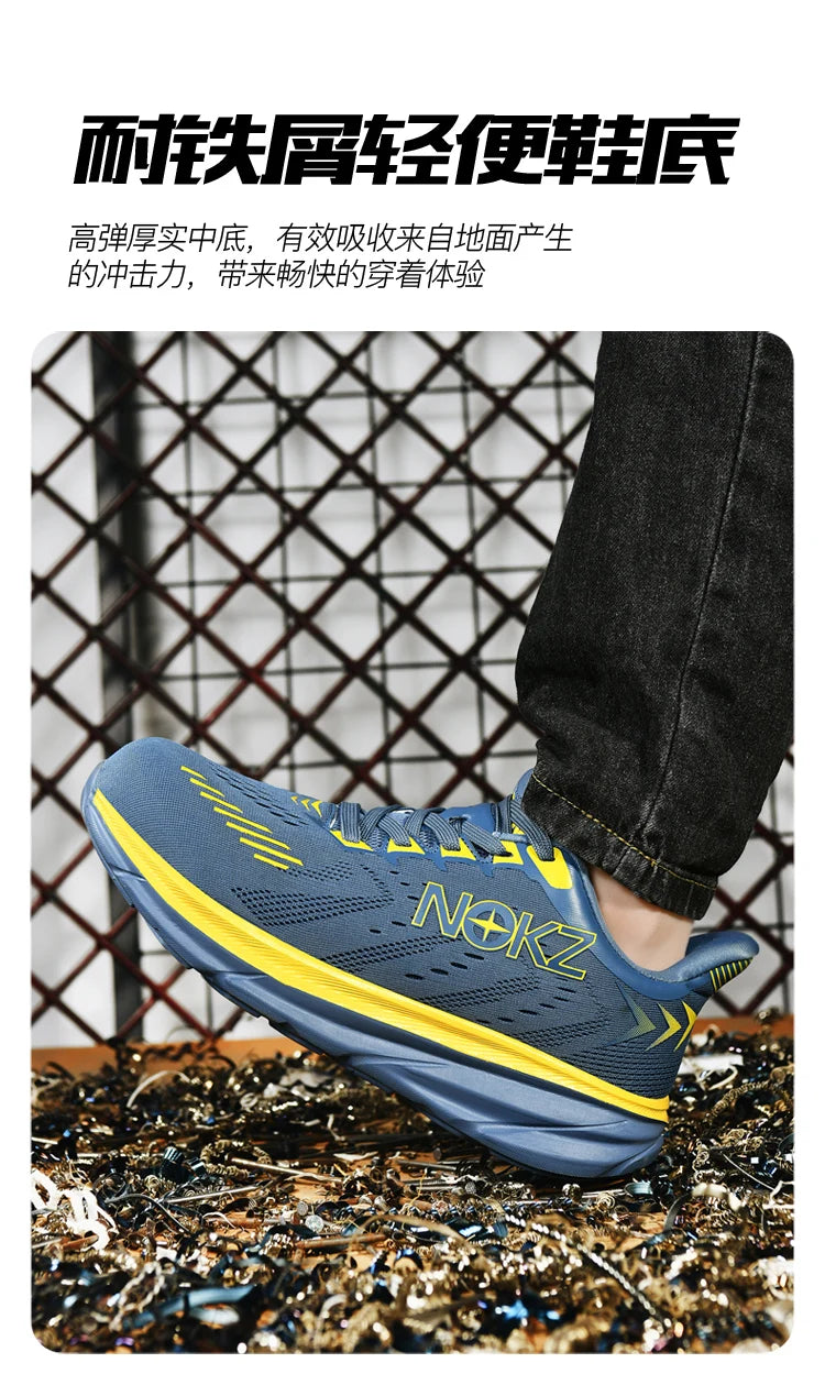Men's Industrial Safety Shoes Anti-Slip Wear-Resistant Steel Toe Cap Protective Work Sneakers Breathable Comfortable for Constru