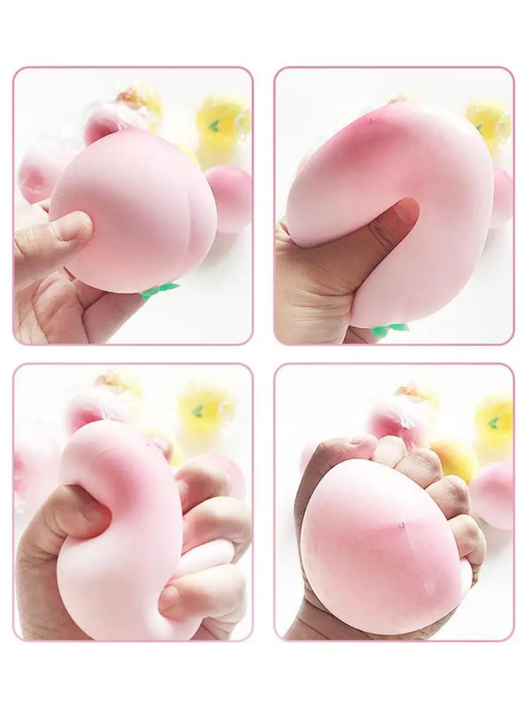 New Creative Anti Stress Peach Children's Ball Pinching Toy Gift Fidget Toy Novelty Gifts