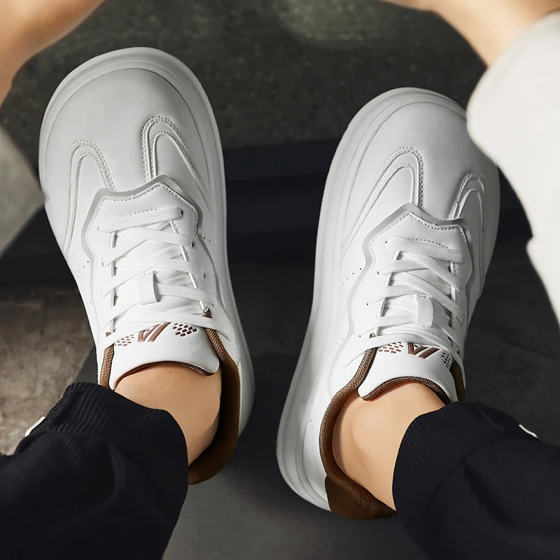 Outdoor Barefoot Shoes for Men Minimalist Comfortable Zero Soles Wide Toe Walking Shoes Platform Casual Sneakers Board Footwear