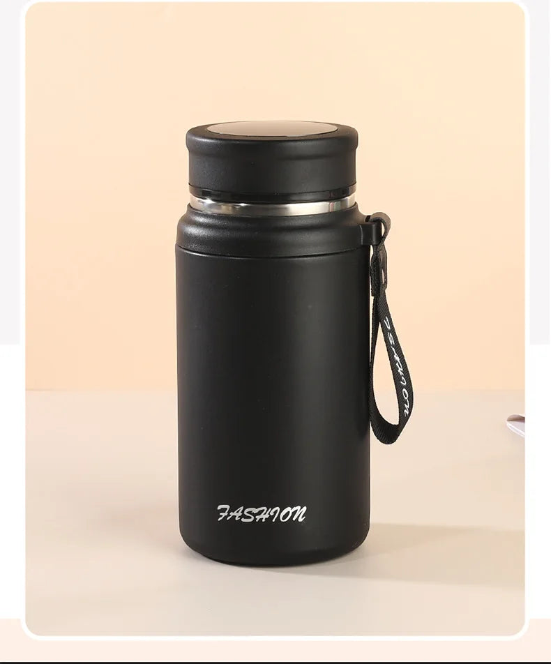 Smart thermos cup good-looking portable outdoor tea cup with temperature display High capacity 316 Stainless steel portable