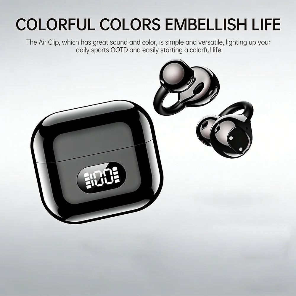 Earphone with Bluetooth 6.0 version X62 - Open-air wireless headphones for sports, commuting, low latency, high fidelity