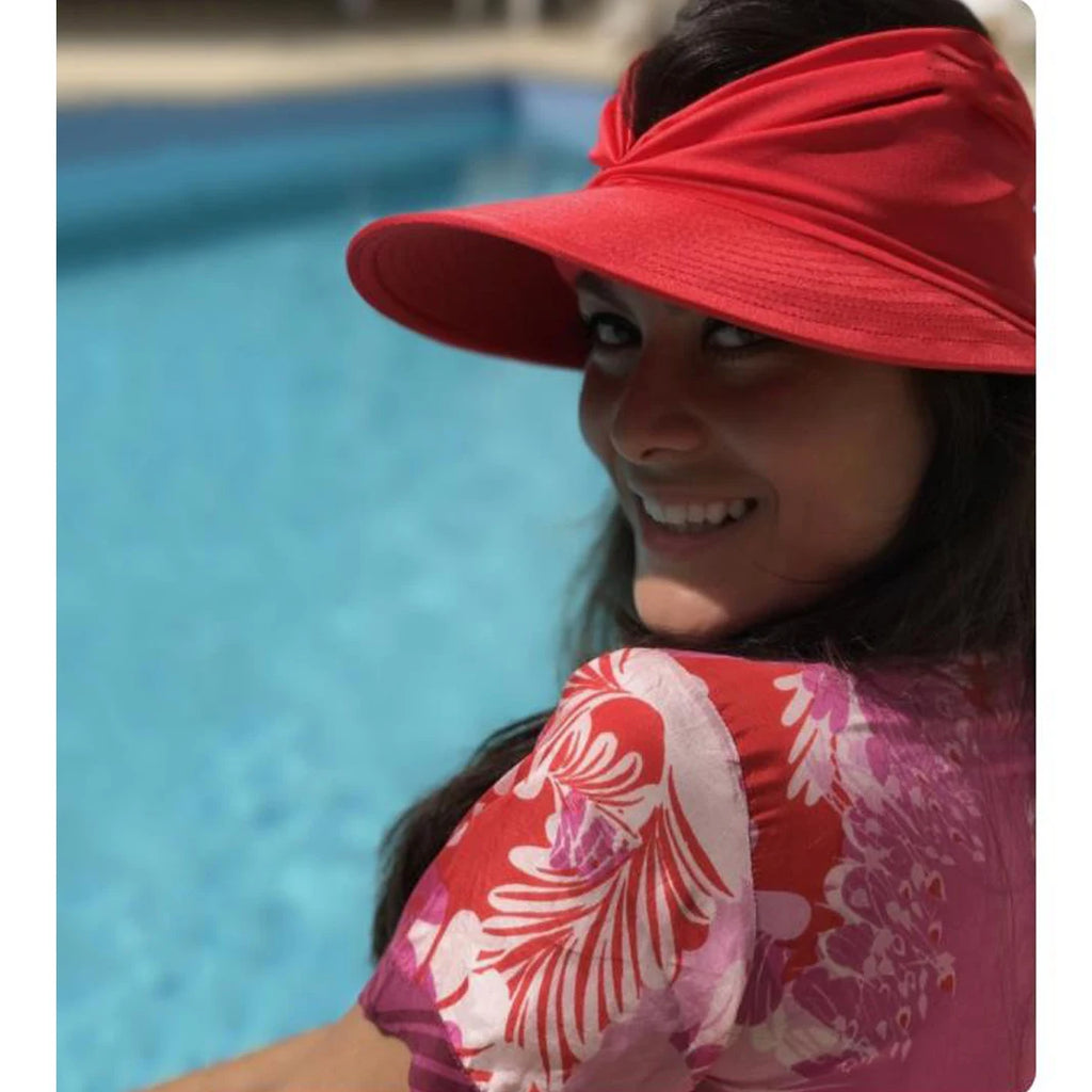 summer hats for women Anti-UV Wide Brim Visor Caps Summer Travel Cap Fashion Beach Sun hat Sun Protection