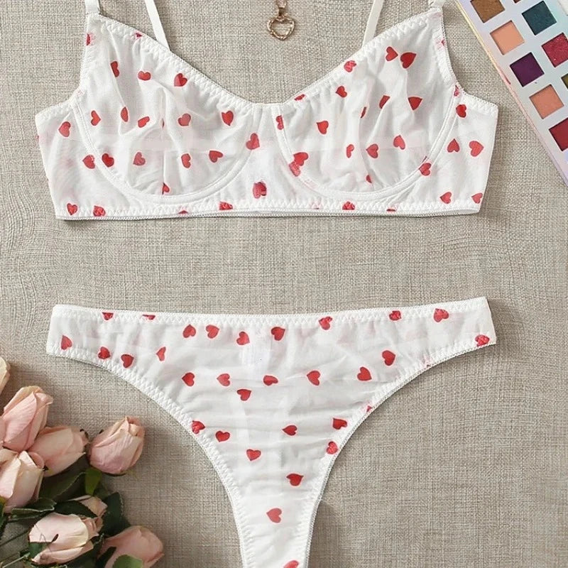 Female Lingerie Sexy Lingerie for Women Body Shorts Push-up Bra Woman Underwear Transparent Intimate Lingerie Set