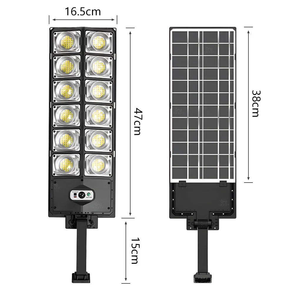 Solar Lights Outdoor Waterproof LED Solar Lamp Motion Sensor Light Remote Control Garden Accessories Outdoor Street Yard Garage