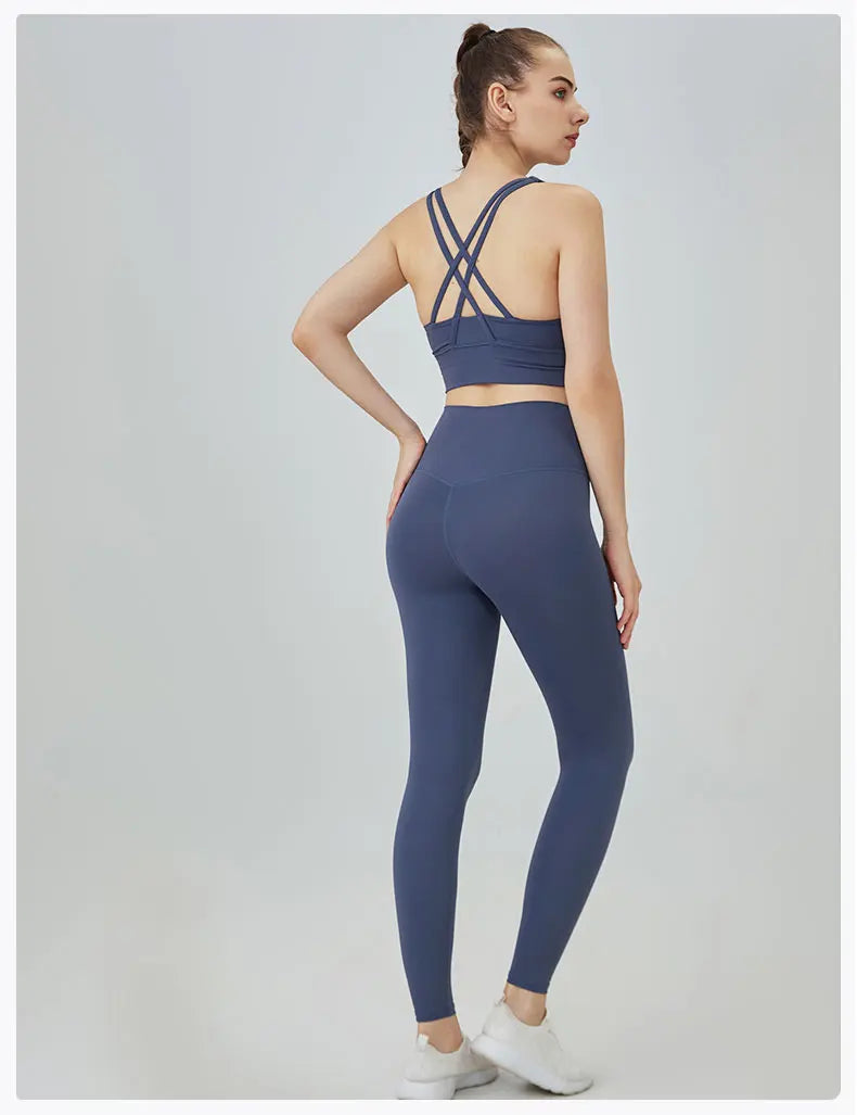 Yoga Set Women's Sports Bra and Leggings Jogging 2-piece set yoga Sports Women Gym Set Clothes Sportwear Woman Clothes